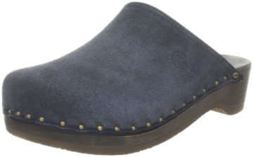 Berkemann Velours-Toeffler Clogs Blau