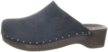 Berkemann Velours-Toeffler Clogs Blau 