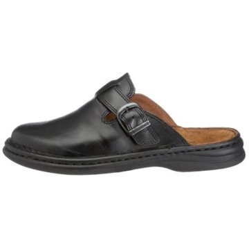 Josef Seibel Madrid Herren Clogs, Schwarz 