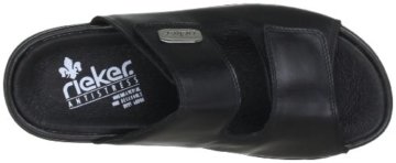 Rieker Mules & Clogs-Men, Herren Pantoletten, Schwarz