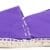 Sommerlatschen Espadrilles, Handmade, Lila