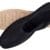 Sommerlatschen Espadrilles, klassisch, schwarz